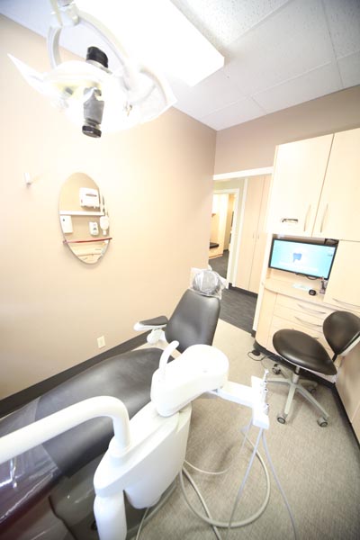 Strathcona Dental Clinic exam room for periodontal care
