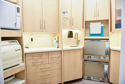 the lab at Strathcona Dental Clinic where custom restorations are crafted