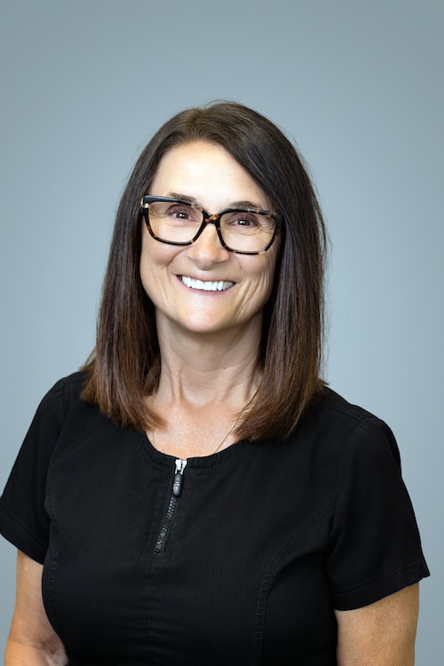 Claire, receptionist at Strathcona Dental Clinic in Edmonton, AB