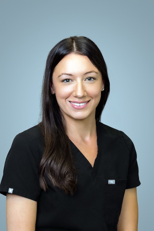 Mercedes, dental hygienist at Strathcona Dental Clinic in Edmonton, AB