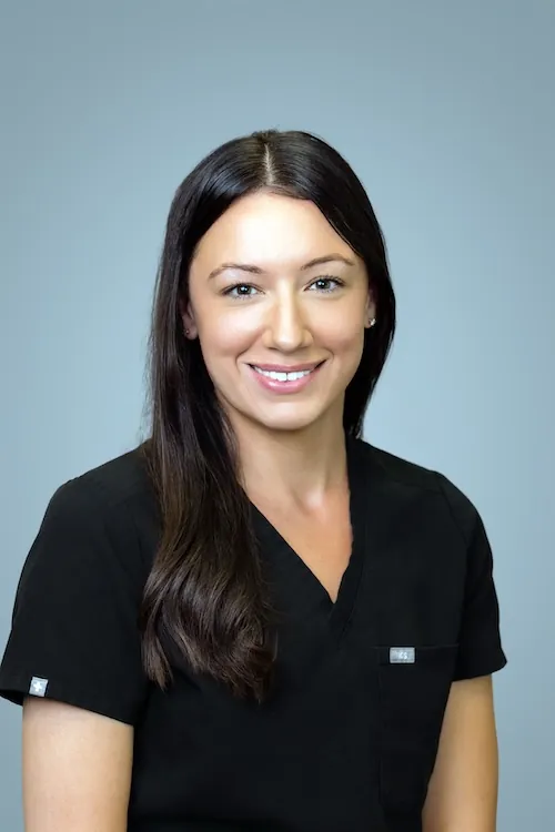 Mercedes, dental hygienist at Strathcona Dental Clinic in Edmonton, AB