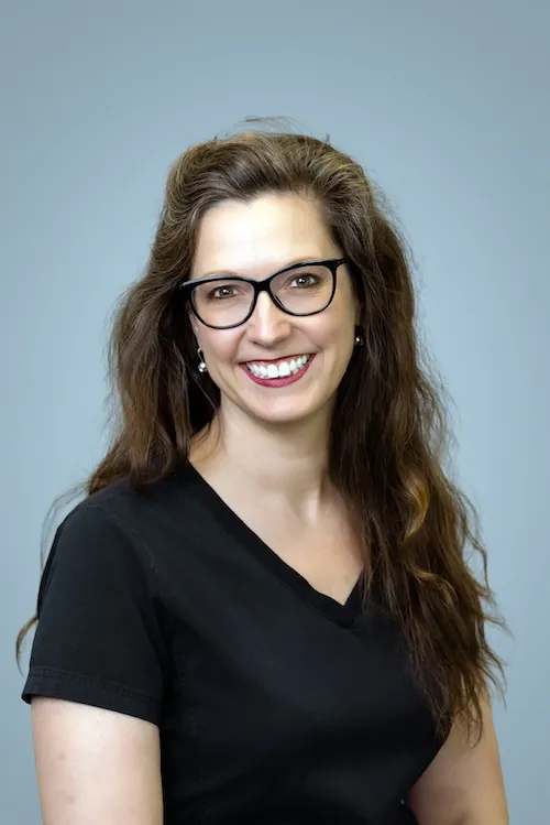 Nicole, dental assistant at Strathcona Dental Clinic in Edmonton, AB